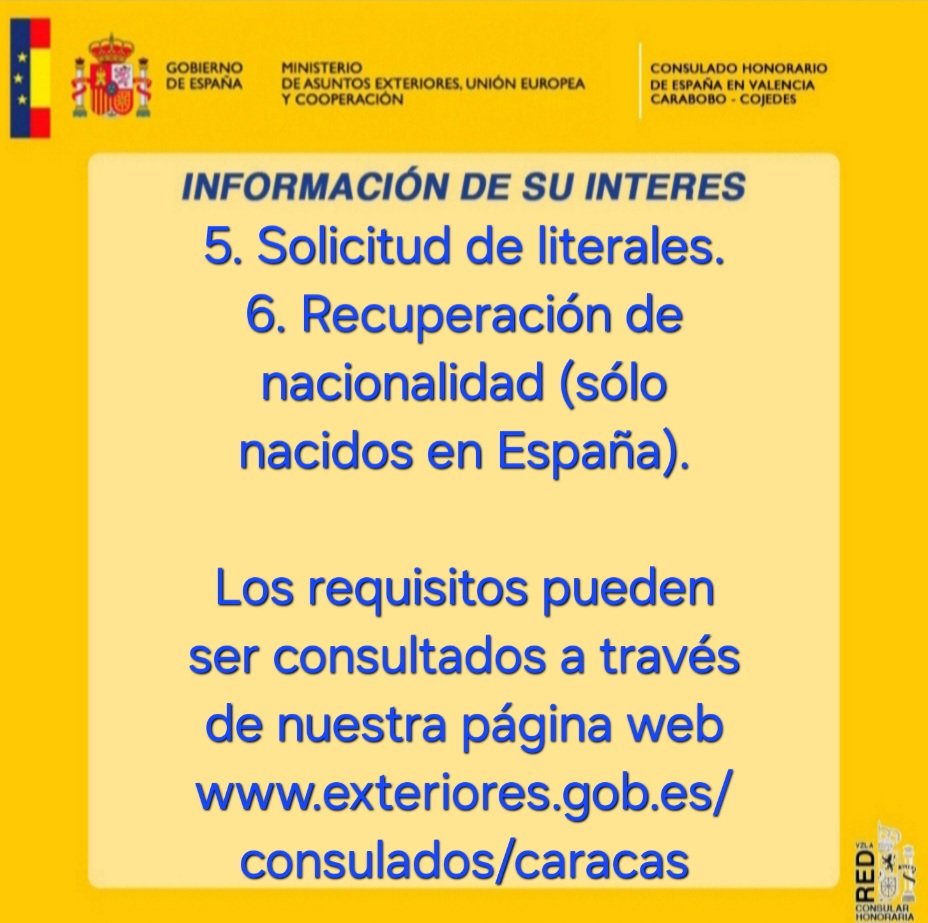 Consulado Honorario de España en Valencia tweet media