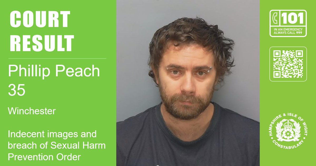 A Winchester man who had more than 300 indecent images of children on his mobile phone, has been jailed.

Follow the link for more details - orlo.uk/8ngn9