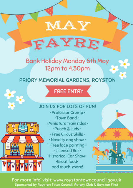For a full family fun day out, why not visit the cave the same day as the annual May Fayre ? Book your tickets in advance at Royston Cave | Visit