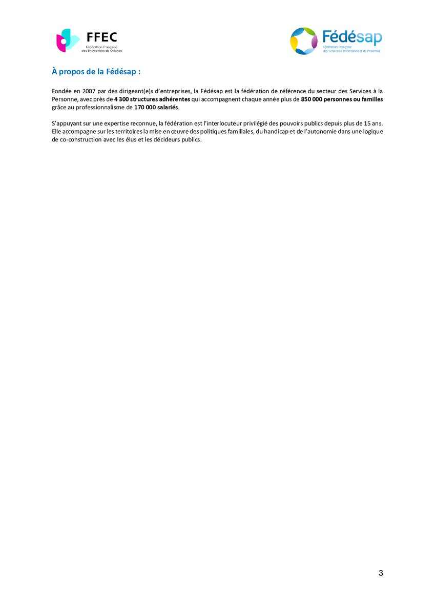 PRÉVOYANCE : Un accord historique et structurant pour la branche des SAP et des crèches privées menacé par la FESP et le Synerpa Domicile pour de basses considérations… d’ego ! 

⬇️ En savoir plus ⬇️
linkedin.com/feed/update/ur…