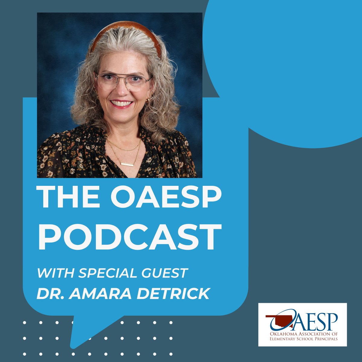 The OAESP Principal Podcast Episode #50: Dr. Amara Detrick, Principal of Monroe Elementary School, Enid Public Schools
Listen here: spotifycreators-web.app.link/e/DH4erkfB1Rb