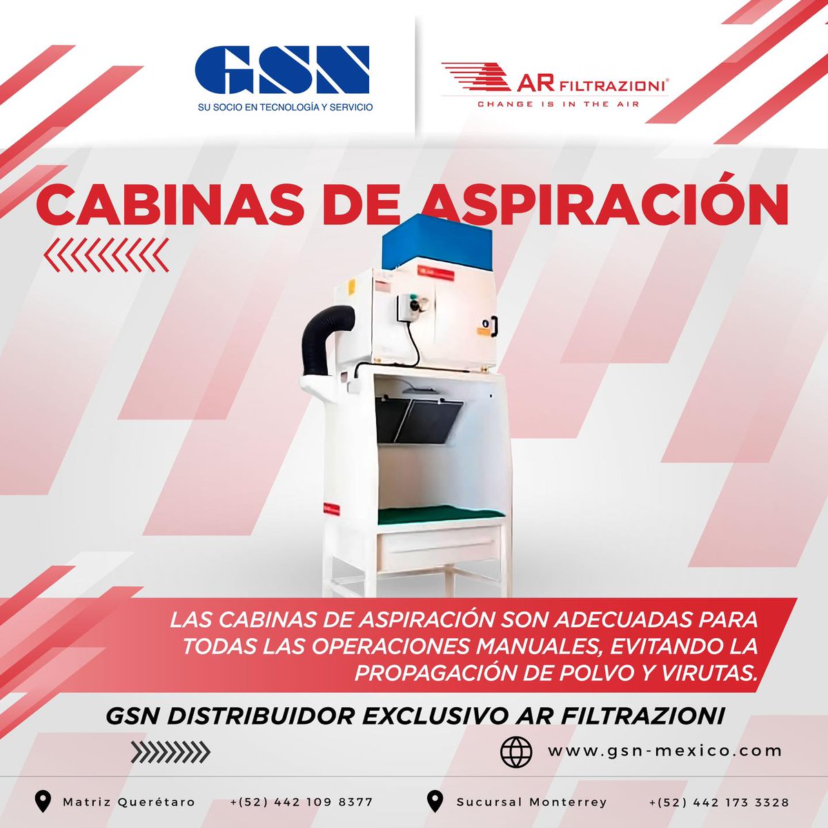 gsnmexico's tweet photo. Conoce a nuestro socio: AR Filtrazioni. Somos representantes oficiales en el país de la marca. Por esto y mucho más GSN México es tu socio en tecnología y servicio.  https://t.co/mCcxEWmBOM https://t.co/QPSTs0VTB6