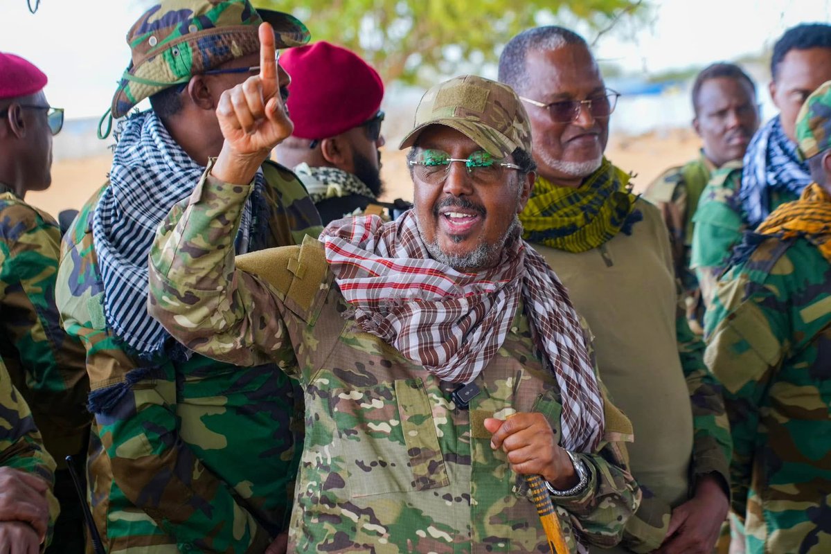 We stand with you, Mr. President <a href="/HassanSMohamud/">Hassan Sheikh Mohamud</a>. This is the moment for unity and solidarity in the fight against Al-Shabaab. 

Politics can wait — right now, we’re facing an existential security crisis. And you are the one best suited to lead us through this critical time.