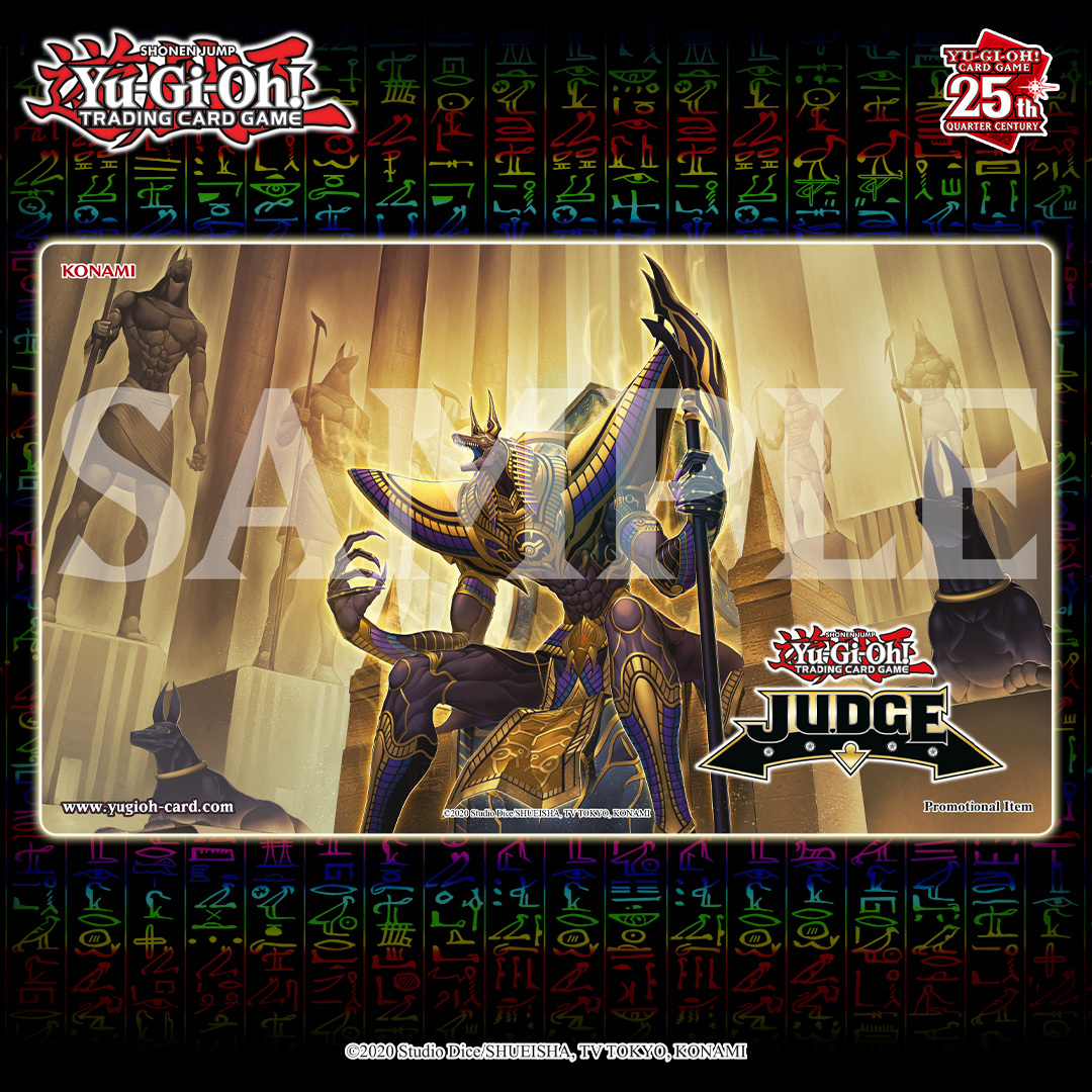 Attention Judges! Debuting the 2025 European / Oceanic Judge Game Mat: Anubis the Last Judge! This exclusive Judge Game Mat will first be available at the 2025 National & State Championships, held Attention Judges! Debuting the 2025 European / Oceanic Judge Game Mat: Anubis the Last Judge! This exclusive Judge Game Mat will first be available at the 2025 National & State Championships, held