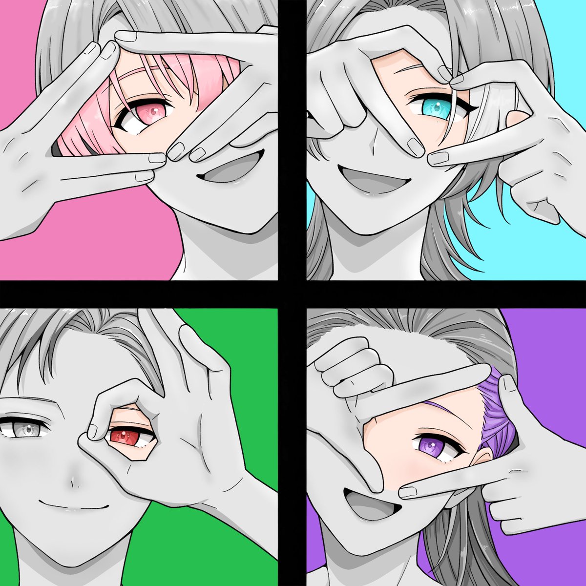 868設立1周年を記念して クッキー戦隊🍪を描きました！！ #ストグラ