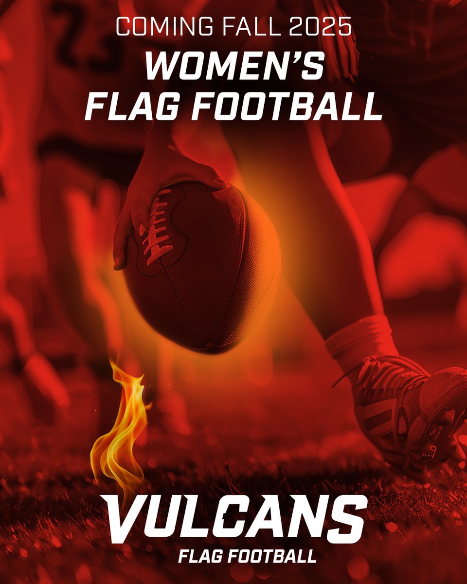 Have you heard the news, #VulcanNation? California Vulcan Athletics has added women's flag football to its sports lineup, with competition to begin in the 2025-26 academic year. 🏈

Learn more ➡️ calvulcans.com/news/2025/3/18…
