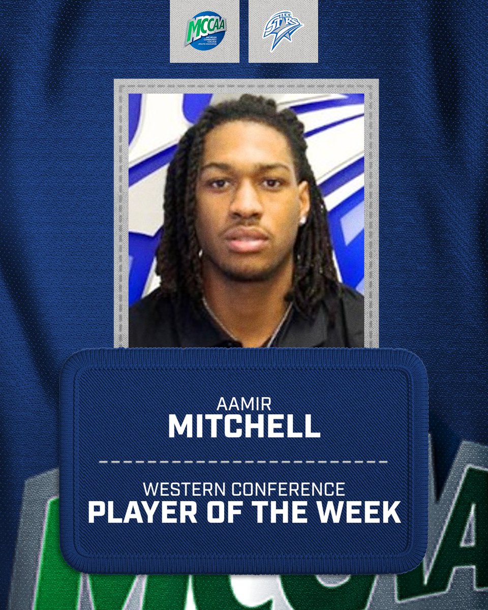 Player of the Week ⚾️

<a href="/Lansing_Stars/">Lansing Stars Baseball</a> SO IF/OF Aamir Mitchell takes home MCCAA Western Conference Player of the Week honors after driving in five runs on a .615 average and recording a .600 OBP!