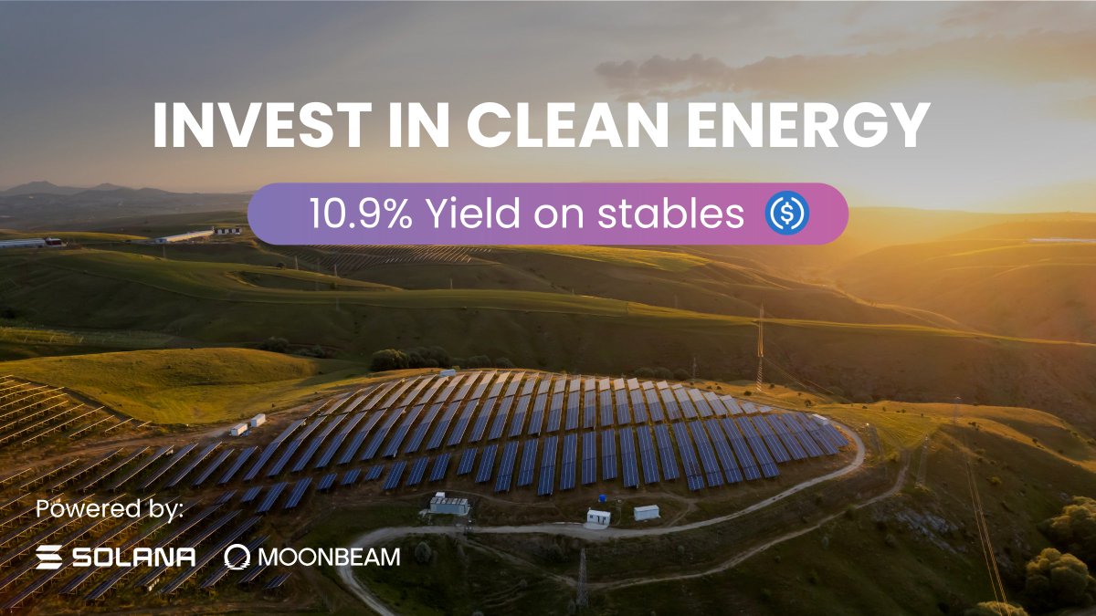 refihub's tweet photo. How much ReFi is in your portfolio?

Tomorrow we go live.

Public sale opens for CRN - tokenized solar plant in Brazil. https://t.co/Zg8zHplDsd
