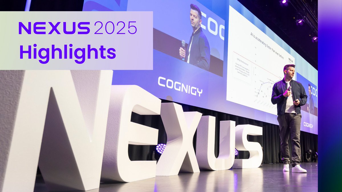 Nexus 2025 was more than an event, it was a bold leap into the AI-powered future of customer experiences. Dive into our recap video to catch all the highlights and inspiring conversations. What moment stood out for you? hubs.la/Q03dkqgd0

#Nexus2025 #AISummit