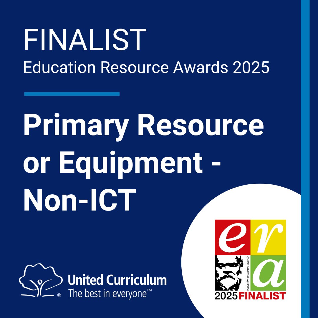 United Curriculum (@utdcurriculum) on Twitter photo 📣 Exciting announcement 📣
We have been shortlisted for the <a href="/era_resources/">Education Resources Awards</a> in: Primary Resource or Equipment - Non-ICT 🎉
We're thrilled to be recognised for our dedication to creating a curriculum that supports and empowers teachers.
#Curriculum 📣 Exciting announcement 📣
We have been shortlisted for the <a href="/era_resources/">Education Resources Awards</a> in: Primary Resource or Equipment - Non-ICT 🎉
We're thrilled to be recognised for our dedication to creating a curriculum that supports and empowers teachers.
#Curriculum