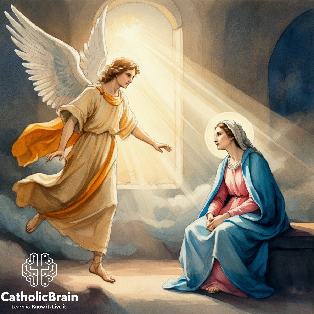 Even in the midst of Lent the Church gives us this day to rejoice and be glad! The Solemnity of the Annunciation celebrates the Virgin Mary's free 'yes' to the request from God that she become the mother of Jesus Christ. This is the day "the Word become flesh and dwelt among us."