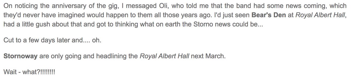 This news is too exciting not to share. <a href="/StornowayBand/">Stornoway</a> are headlining <a href="/RoyalAlbertHall/">Royal Albert Hall</a> (yup, that one) next March.

Tickets on sale this week, rambles on the blog now...

coolmusicandthings.co.uk/2025/03/gig-ne…