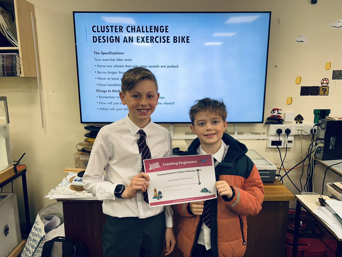 St Ninian's D&T tweet media