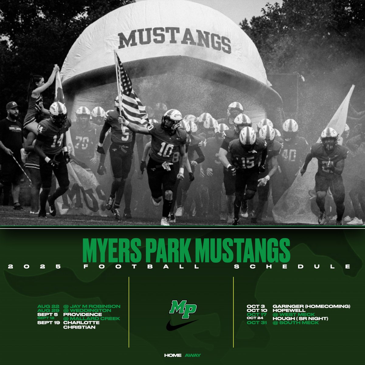 2025 Football Schedule 🐎