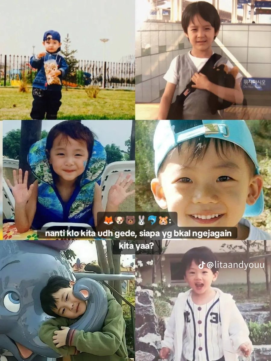 NCTDreamINA's tweet photo. 🦊🐶🐻🐰🐬🐹 "nanti kalau kita udah gede, siapa yang jagain kita ya?"

🐯 "HYUNG!! HYUNG YG BAKAL NGEJAGAIN KALIAN!! tapi... kalian mau tokek ga?"

/dreamies 😭😭😭😭😭

https://t.co/dXY26bzEX3