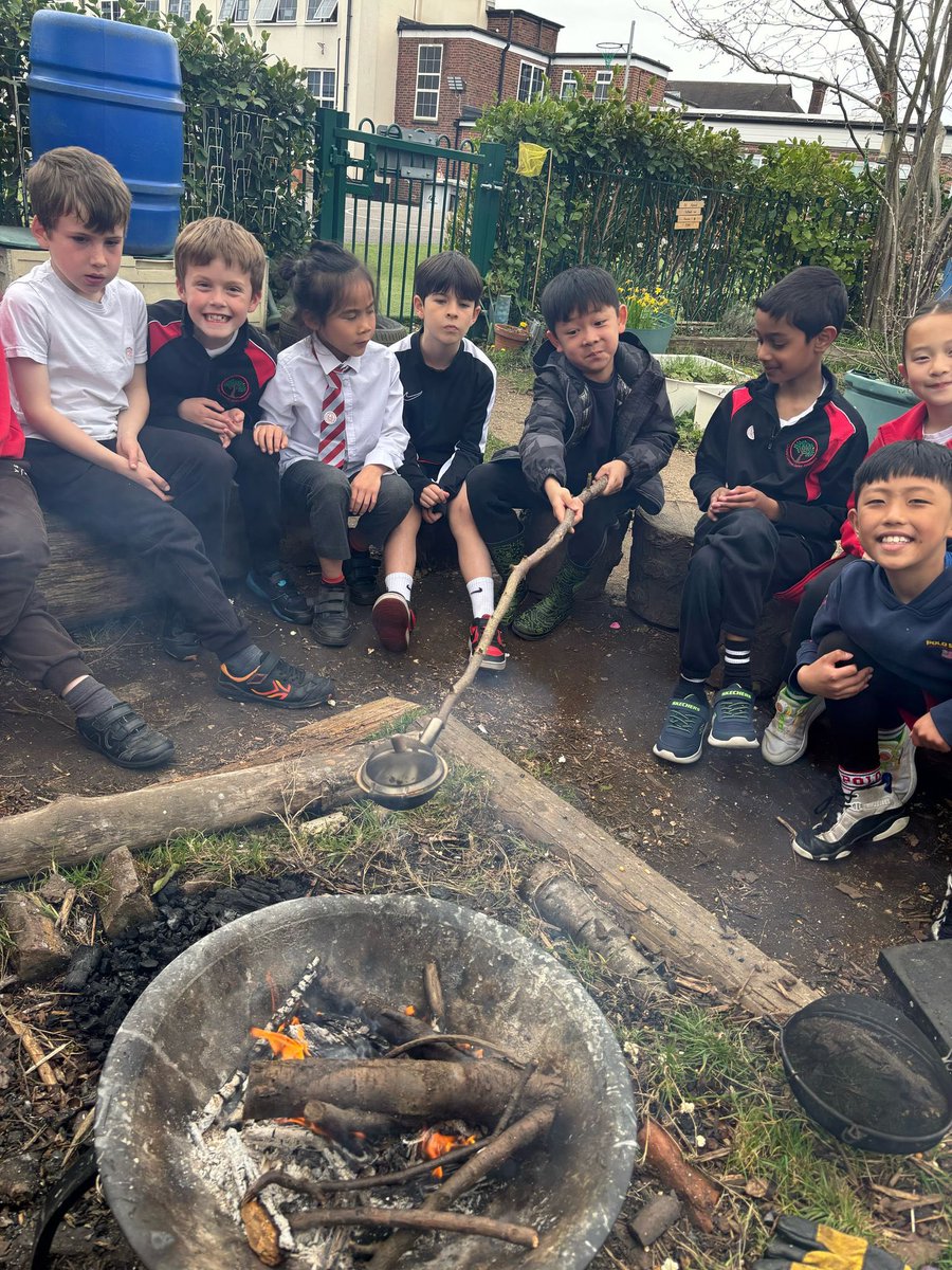 LEOforestschool's tweet photo. Year 3 @CCJacademy had an amazing time at Forest School! Crackling campfires, delicious popcorn, and endless fun playing games—what a perfect outdoor adventure! #ForestSchool #OutdoorLearning #CampfireFun https://t.co/xCxv9wkqRi