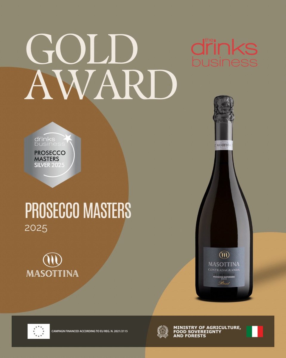 Masottina (@masottina_wines) on Twitter photo Gold & Silver Medals for Masottina at The Prosecco Masters 2025!
đ„ Calmaggiore Prosecco DOC Treviso Extra Dry & Collezione 96 Prosecco DOC RosĂ© Brut
đ„ ContradaGranda Prosecco Superiore DOCG Brut
#Masottina #TheProseccoMasters <a href="/teamdb/">The Drinks Business</a> <a href="/hnwines/">Hallgarten & Novum Wines</a> Gold & Silver Medals for Masottina at The Prosecco Masters 2025!
đ„ Calmaggiore Prosecco DOC Treviso Extra Dry & Collezione 96 Prosecco DOC RosĂ© Brut
đ„ ContradaGranda Prosecco Superiore DOCG Brut
#Masottina #TheProseccoMasters <a href="/teamdb/">The Drinks Business</a> <a href="/hnwines/">Hallgarten & Novum Wines</a>