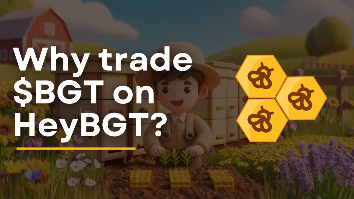 HeyBGT (@hey_bgt) on Twitter photo 🧵 Why trade $BGT on HeyBGT?
HeyBGT is more than just a marketplace. It provides a strategic advantage for both sellers and buyers, making BGT trading more efficient, flexible and accessible within the <a href="/berachain/">Berachain Foundation 🐻⛓</a> ecosystem.
FOR SELLERS:
🟡 Early Liquidity ➝ No More Waiting 🧵 Why trade $BGT on HeyBGT?
HeyBGT is more than just a marketplace. It provides a strategic advantage for both sellers and buyers, making BGT trading more efficient, flexible and accessible within the <a href="/berachain/">Berachain Foundation 🐻⛓</a> ecosystem.
FOR SELLERS:
🟡 Early Liquidity ➝ No More Waiting