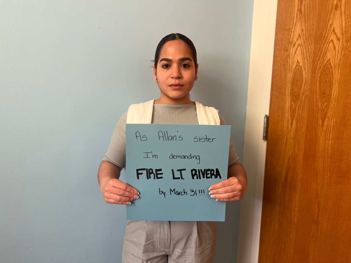 Justice Committee (@watchthecops) on Twitter photo #AllanFeliz was unarmed when Lt. Rivera assaulted, tased + shot him in the chest in 2019. Both the <a href="/CCRB_NYC/">NYC CCRB</a> & the NYPDās discipline judge recommend he be fired. Enough is enough, <a href="/NYPDPC/">Jessica S. Tisch</a> + <a href="/NYCMayor/">Mayor Eric Adams</a> do the right thing: #FireJonathanRivera by March 31! #AllanFeliz was unarmed when Lt. Rivera assaulted, tased + shot him in the chest in 2019. Both the <a href="/CCRB_NYC/">NYC CCRB</a> & the NYPDās discipline judge recommend he be fired. Enough is enough, <a href="/NYPDPC/">Jessica S. Tisch</a> + <a href="/NYCMayor/">Mayor Eric Adams</a> do the right thing: #FireJonathanRivera by March 31!