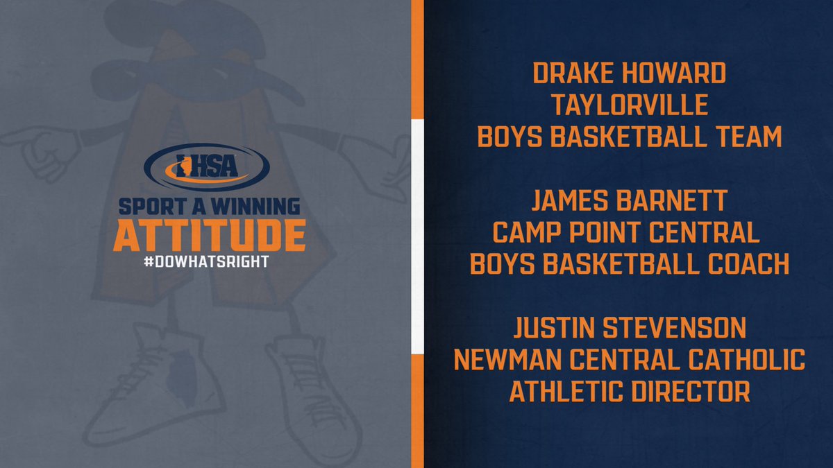 IHSAddATude's tweet image. Happy Add A. Tuesday! The final Sport A Winning Attitude reports from the winter season are in. Congratulations to these individuals on being recognized by @IHSAOfficials for displaying great #sportsmanship! #DoWhatsRight