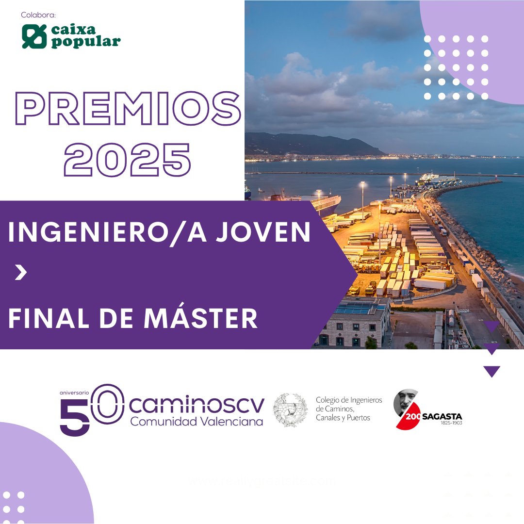 Caminos CV (@caminoscv) on Twitter photo 🏆 ¡Últimos días para presentar tu candidatura a los PREMIOS CAMINOS 2025! ⏳
Si aún no has enviado tu candidatura, todavía estás a tiempo, el plazo finaliza el próximo viernes, 4 de abril.
<a href="/CaminosUPV/">Caminos UPV</a> <a href="/EPSAlicante/">EPS Alicante</a> 🏆 ¡Últimos días para presentar tu candidatura a los PREMIOS CAMINOS 2025! ⏳
Si aún no has enviado tu candidatura, todavía estás a tiempo, el plazo finaliza el próximo viernes, 4 de abril.
<a href="/CaminosUPV/">Caminos UPV</a> <a href="/EPSAlicante/">EPS Alicante</a>