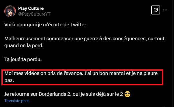 sash481009's tweet photo. On a trouvé la girouette originelle

J'ai nommé @PlayCultureYT 

Est-ce que lorsqu'on te mets face à toute tes incohérence tu te rend compte que tu n'a aucune parole?

Tu ne fais que te contredire et ne tiens aucun engagement

#drama #AssassinsCreedShadows https://t.co/hT8zvPJlpA
