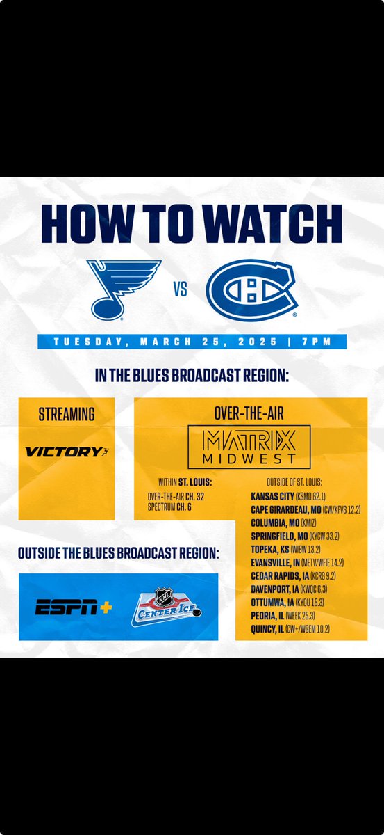 Jkellyhockey's tweet image. Join us tonight for this huge game against Montreal on Matrix Midwest or Victory +