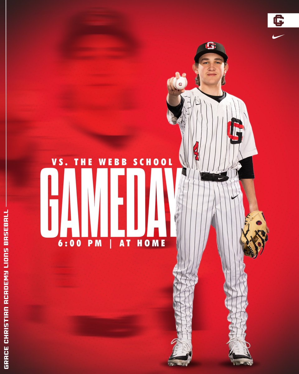 Gameday!

6:00 pm vs. Webb at GCA
<a href="/GCALionBSB/">GCA Lions Baseball</a>