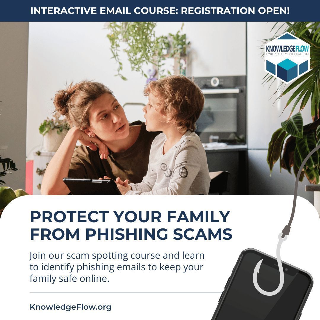 notonmyinternet's tweet image. 🎣 Attention parents! We have a special interactive scam spotting course to help you learn how to spot phishing emails!
🔍 Enhance your cybersafety skills to help safeguard your household from digital threats.
(1/2)
#FPM2025 #UnHackable #KnowledgeFlow