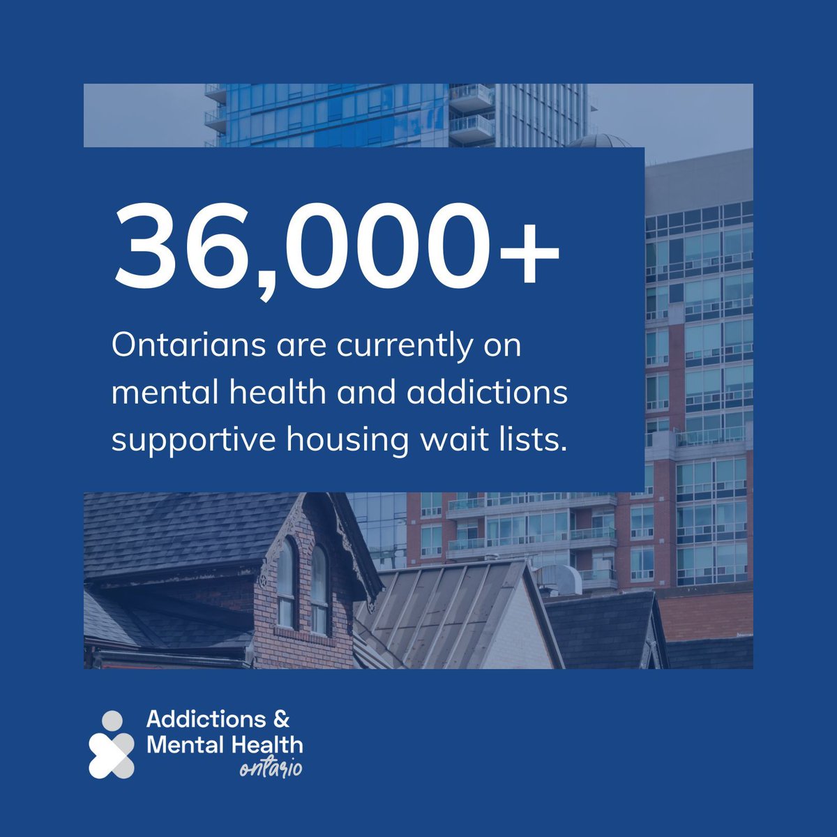 Since 2016, Ontario has only added ~2,300 new units of mental health and addictions supportive housing. That's less than 300 units per year on average.

It's time to invest in the people and programs which keep our communities healthy &amp; safe.

Learn more amho.ca/wp-content/upl…