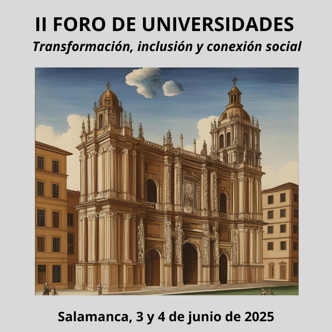 El 3 y 4 de junio se celebrará en la <a href="/usal/">Universidad de Salamanca</a> el II Foro de Universidades: un espacio de diálogo en torno a los desafíos que enfrenta la universidad en su misión de contribuir al desarrollo social, económico y cultural del país.
Reserva tu plaza: n9.cl/i7qgf1
