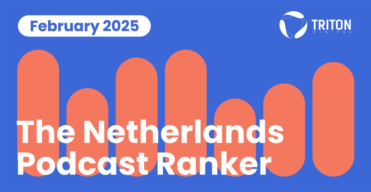 The February 2025 Netherlands #Podcast Standard is now available.

View the full report for insight into the Top 100 #Podcasts and Top Networks in the region as measured by our Podcast Metrics measurement service.
#podcastmetrics

hubs.ly/Q03dkvQ50