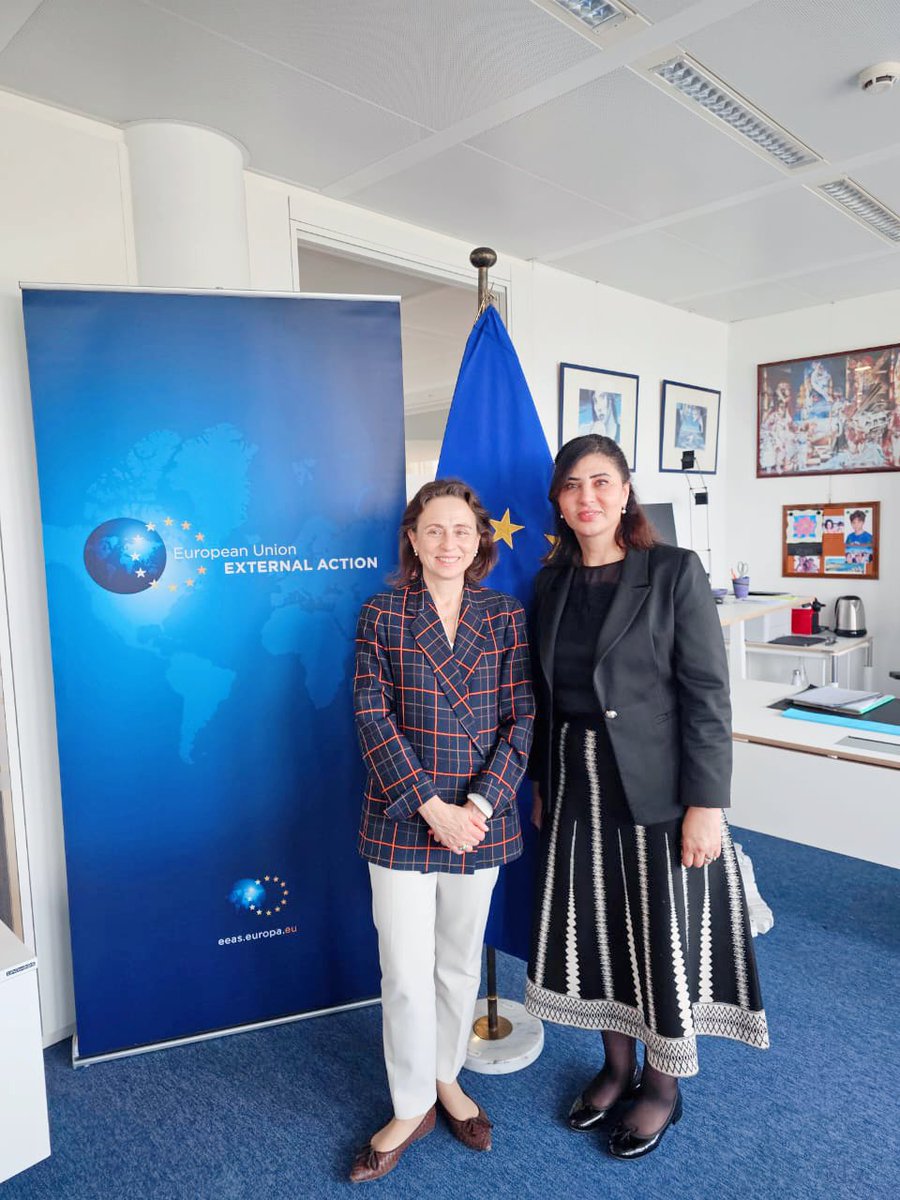 Met with Belén Martínez Carbonell in Brussels to discuss EU-Palestine ties, the humanitarian crisis in Gaza, Israeli settlements, and the need for continued EU support. Urgent action is needed. #Palestine #EU