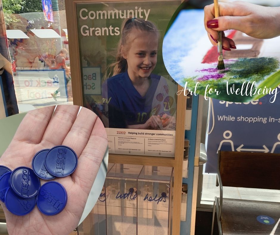 💙 Choose NRC with your blue coins in Tesco stores across Northamptonshire throughout April, May &amp; June!

🖌 Our 'Art for Wellbeing' project, helping survivors of SV through art, creativity and green spaces, has been chosen as one of Tesco's Stronger Starts campaigns.