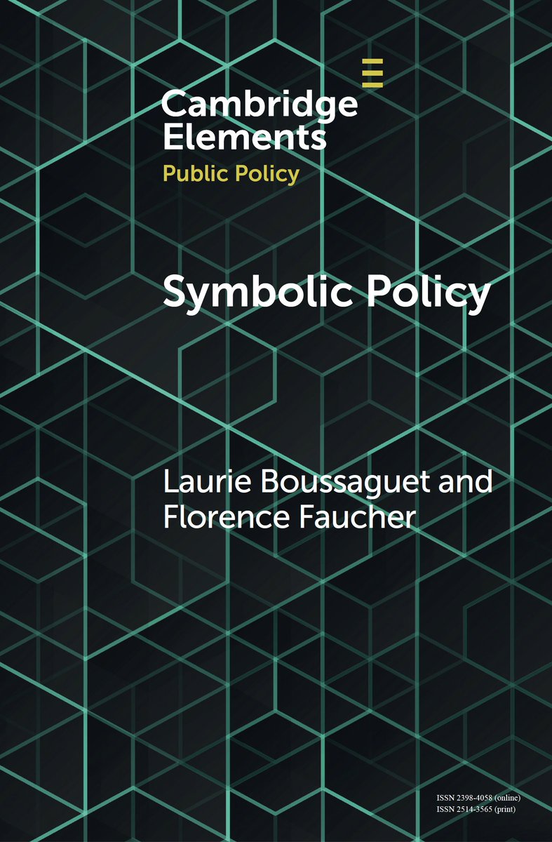 Looking forward to presenting our new book on Symbolic Policy on Thursday at the Institut d'études européennes de l'ULB. iee-ulb.eu/evenements/con…