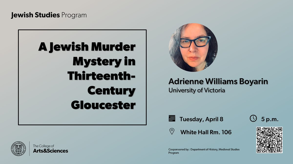 Cornell University Jewish Studies tweet media