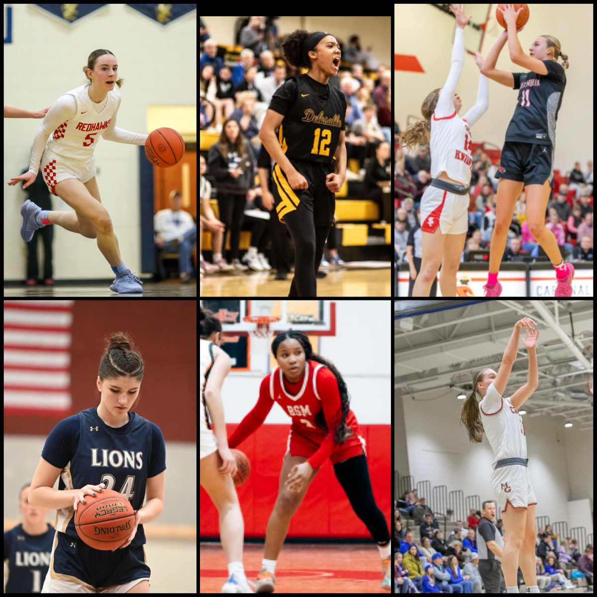 Congrats to the Miss Minnesota 🏀 Finalists: 

Hope Counts- Providence Academy
Addi Mack- Minnehaha Academy
Kendall McGee- Benilde St. Margarets
Jordan Ode- Maple Grove
Aneisha Scott- De La Salle
Hadley Thul- Alexandria

Winner will be announced at the All-Star banquet April 4th!