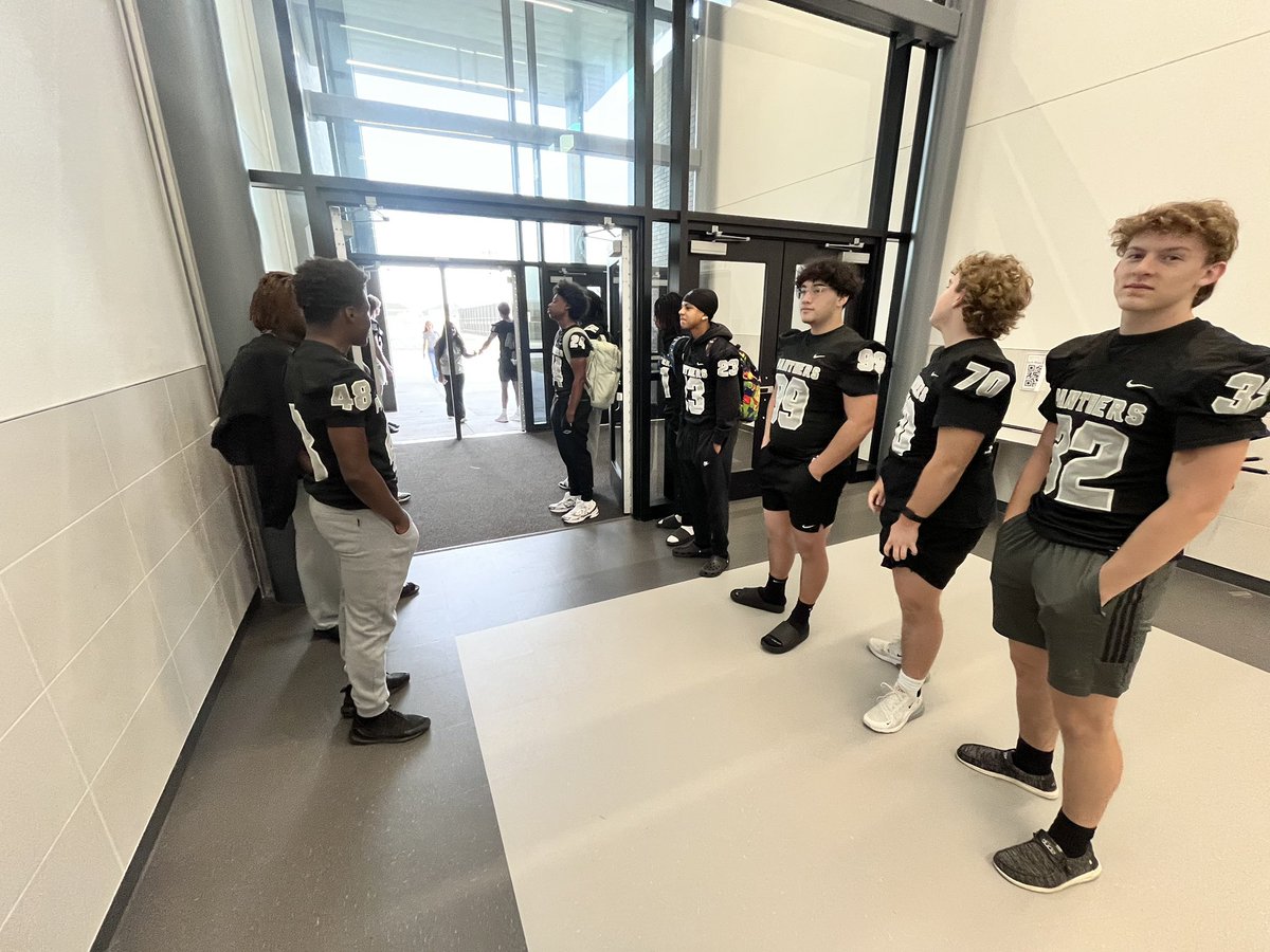 George Albert Smith (@georgesmith_20) on Twitter photo Panthers inspiring further Panthers this morning. Legions of Creek headed to <a href="/RWilkinsonMS/">Wilkinson Middle School</a> to welcome students, talk to future Panthers and help out with their morning lift!
<a href="/clintsurratt/">Clint Surratt</a> <a href="/4_Strong/">Ryan Wilson</a> <a href="/NorrisCoach/">Mason Norris</a> <a href="/PCHSfriscoFB/">Panther Creek Football Recruiting</a> #CREEKWEEK Panthers inspiring further Panthers this morning. Legions of Creek headed to <a href="/RWilkinsonMS/">Wilkinson Middle School</a> to welcome students, talk to future Panthers and help out with their morning lift!
<a href="/clintsurratt/">Clint Surratt</a> <a href="/4_Strong/">Ryan Wilson</a> <a href="/NorrisCoach/">Mason Norris</a> <a href="/PCHSfriscoFB/">Panther Creek Football Recruiting</a> #CREEKWEEK