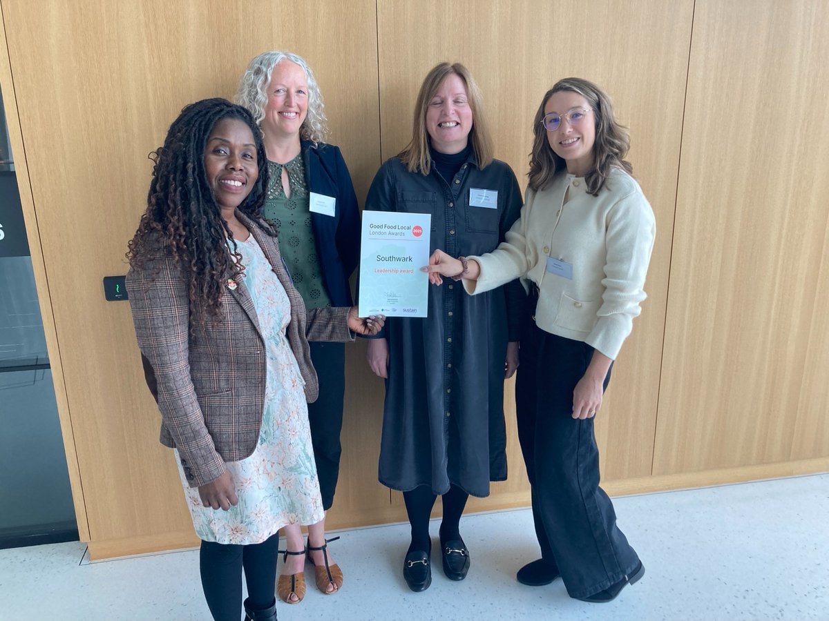 Evelyn Akoto (@evenor23) on Twitter photo We are proud to announce that <a href="/lb_southwark/">Southwark Council</a> has been recognised by Sustain for our leadership in tackling food insecurity. This award highlights our commitment to building a resilient food system and supporting a healthy community.
#FoodInsecurity #SustainAward #Southwark We are proud to announce that <a href="/lb_southwark/">Southwark Council</a> has been recognised by Sustain for our leadership in tackling food insecurity. This award highlights our commitment to building a resilient food system and supporting a healthy community.
#FoodInsecurity #SustainAward #Southwark