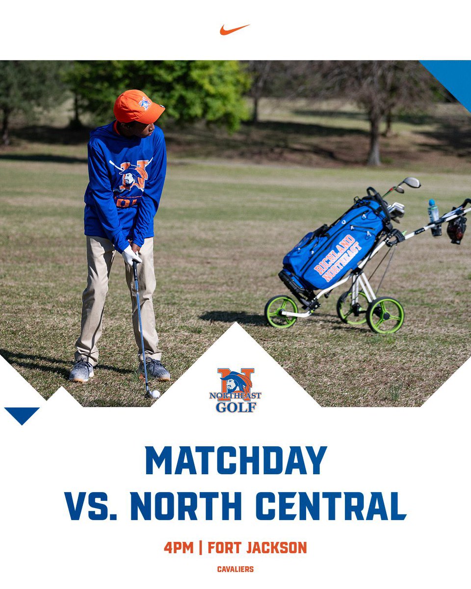 RNEGolf's tweet image. 🚨 Match Day!! 🏌🏽♂️⛳️ 🚨
⏰ 4pm
🏌🏽♂️ vs. North Central
⛳️ Fort Jackson Golf Course
Let’s Go! Let’s Get It! Let’s Golf!
#rnegolf