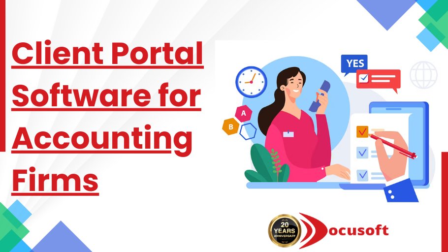 Docusoft's tweet image. Managing client files can be overwhelming for an accountant💼. Make an accounting client portal🖥 your new best friend - organising files, improving communication, and streamlining workflows. Find out more: 🔗 bit.ly/3aW1CnW #ClientPortal #Accountancy #WorkflowManagement