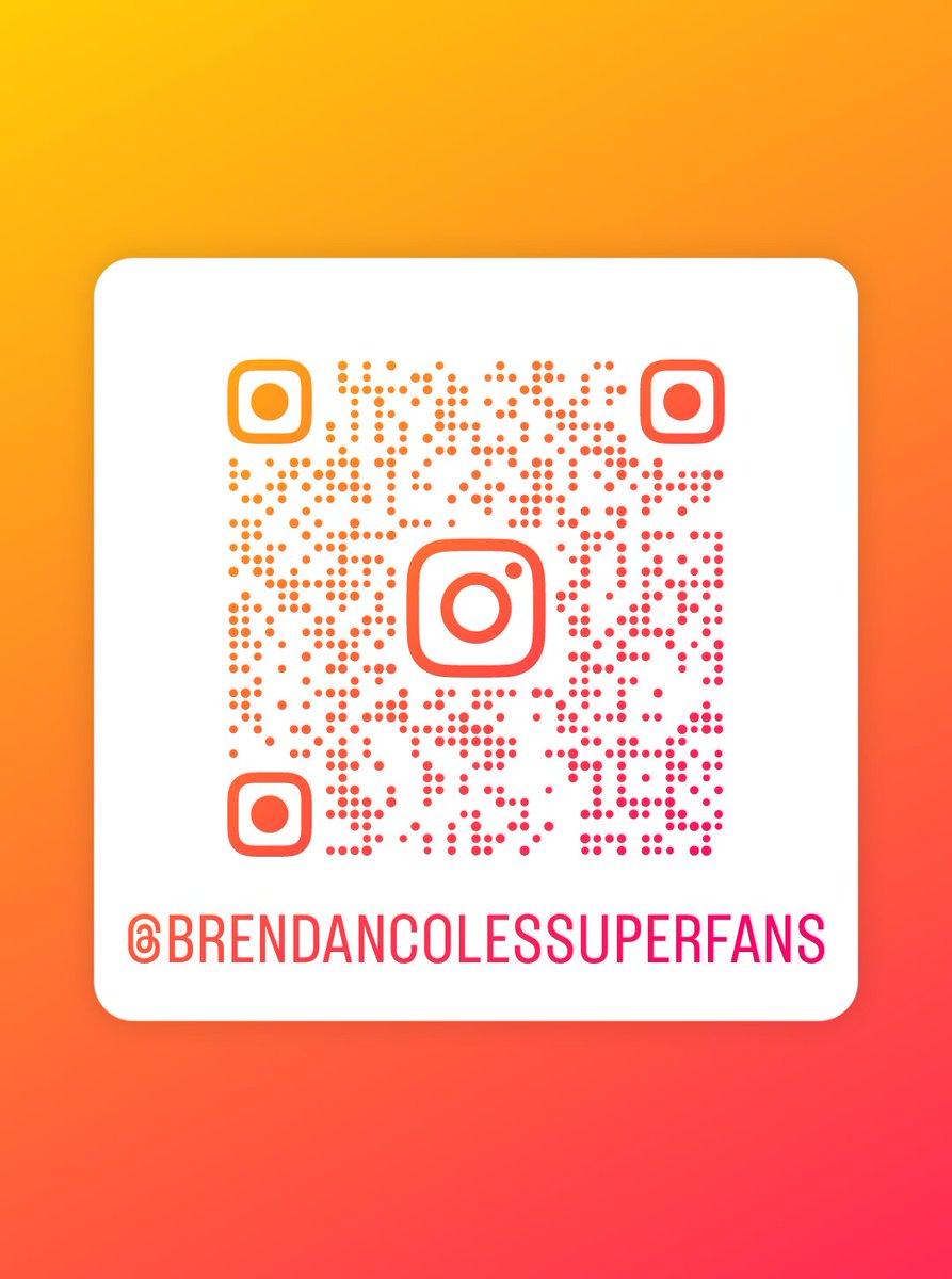Hi everyone. If you're on Instagram. Come &amp; follow us.  xxx

instagram.com/brendancolessu…