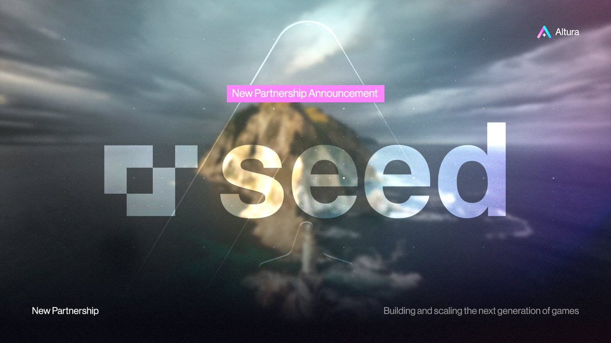 Welcome <a href="/SeedPhoto/">seed.photo</a> to the Altura ecosystem. 🤝

The future of digital art is here. Together, we’re unlocking new possibilities for creators and collectors to thrive. 🚀

🔗 seed.photo