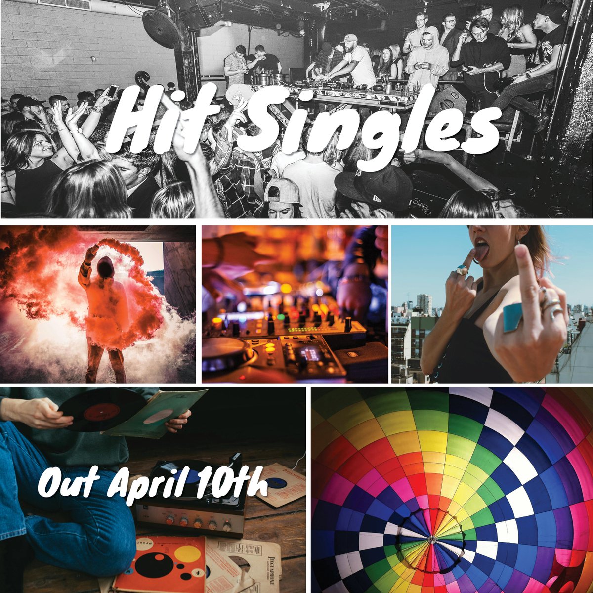 HIT SINGLES, my new audio fiction series, comes out in 16 days!

It's been fun to put together mood boards that capture the series.

It's a show about that magical period in your 20's, when the entire world was about your friends, your crushes, your dreams, &amp; your favorite songs.