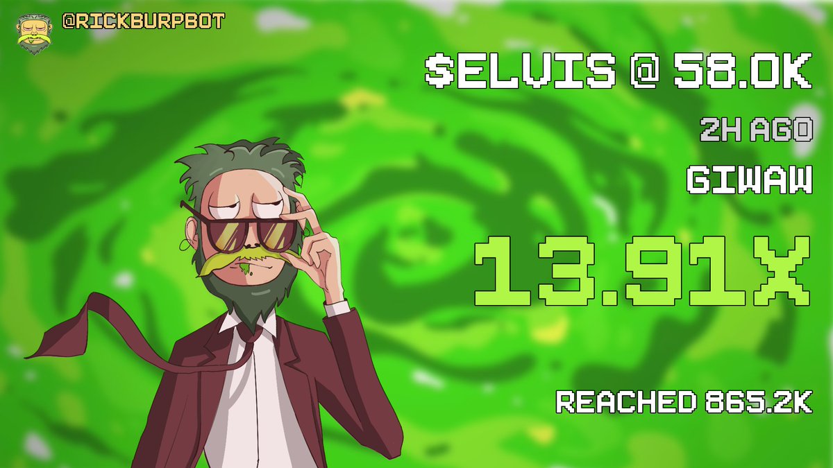 WE JUST SETTED UP HERE AND WE ARE ALREADY COOKING WITH $ELVIS.

You don't want to miss out, right?

discord.gg/TSFSASP4

Feel free to join, free community made to help people on the crypto space ^^