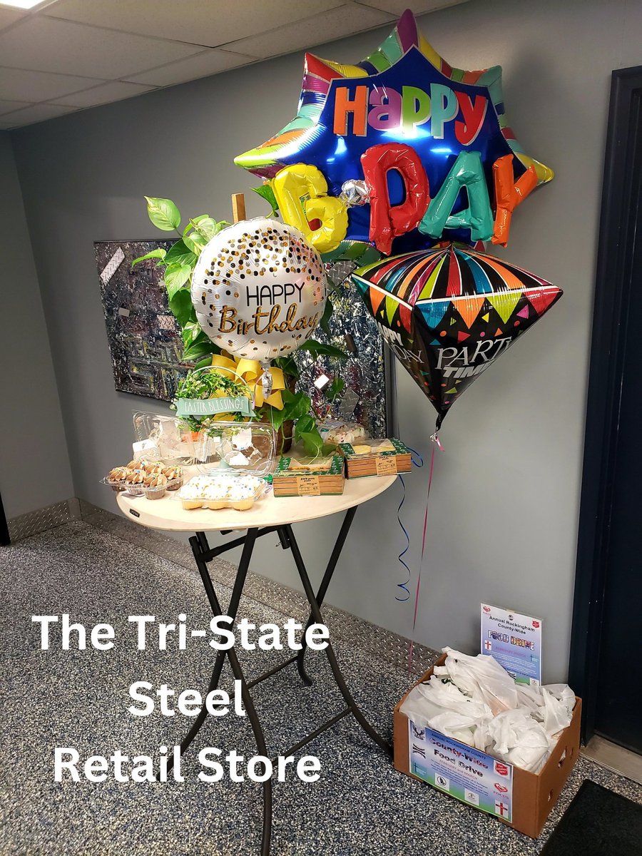 Happy Birthday to us!!!

Two years ago today, March 25 2023, we opened the doors at The Tri-State Steel Retail Store. 

We are amazed at the growth of this division of Tri-State Steel Products.  

We are blown away by the constant positive feedback and countless 5⭐ reviews