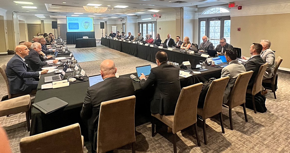 OACPOfficial (@oacpofficial) on Twitter photo Our President <a href="/DeputyWilkie/">Deputy Chief Roger Wilkie</a> welcomed a full house of police leaders for our annual #OACP Committee Chairs meeting! Our 30+ Committee Chairs are updating & engaging on public safety issues impacting our #police services & #Ontario communities. Our President <a href="/DeputyWilkie/">Deputy Chief Roger Wilkie</a> welcomed a full house of police leaders for our annual #OACP Committee Chairs meeting! Our 30+ Committee Chairs are updating & engaging on public safety issues impacting our #police services & #Ontario communities.