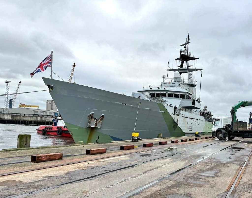 Royal Navy in Northern Ireland (@rninnireland) on Twitter photo Delighted to welcome the <a href="/RoyalNavy/">Royal Navy</a> Offshore Patrol Vessel HMS MERSEY to #Belfast today!
<a href="/BelfastHarbour/">BelfastHarbour</a> #Welcome Delighted to welcome the <a href="/RoyalNavy/">Royal Navy</a> Offshore Patrol Vessel HMS MERSEY to #Belfast today!
<a href="/BelfastHarbour/">BelfastHarbour</a> #Welcome
