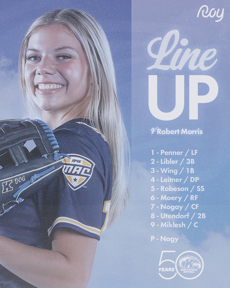 KentStSoftball's tweet photo. Today's starting lineup is sponsored by
@Roy_ReturnOnYou. For a limited time, Roy will match contributions up to $100 per fan—doubling your impact! 🔗 https://t.co/s27CJrc0uz

📺 https://t.co/6D77sbeBW1
📈 https://t.co/JqTAda0mxw

#GoFlashes⚡️ https://t.co/Iht5crmVSL