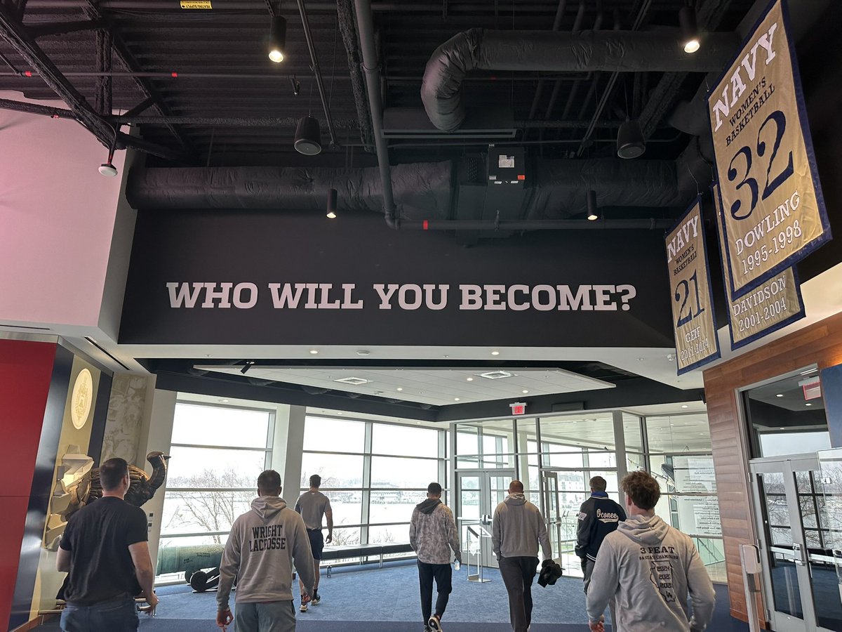 Inspiring trip to Annapolis to see <a href="/NavyFB/">Navy Football</a>! Got to sit in with the raiders and strikers for their film session with <a href="/CoachRickyBrown/">Ricky Brown</a>. Thank you for the great day. #GoNavy 

<a href="/Loyola_FB/">Loyola Academy Football</a> <a href="/_CoachNew/">🇺🇸 Brian Newberry ⚓️</a> <a href="/CourtneyWeiner2/">Courtney Weiner</a> <a href="/Drew_Cronic/">Coach Cronic @ Navy</a>